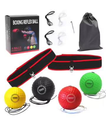 Balle de boxe d'entrainement-Reflex Balle de boxe avec bandeau réglable. punchcore