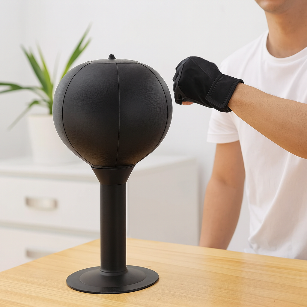 Punching-ball de bureau et table – Reflex balle d’entraînement de boxe. punchcore